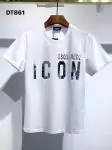 dsquared2 short sleeve t-shirt fit icon logo white